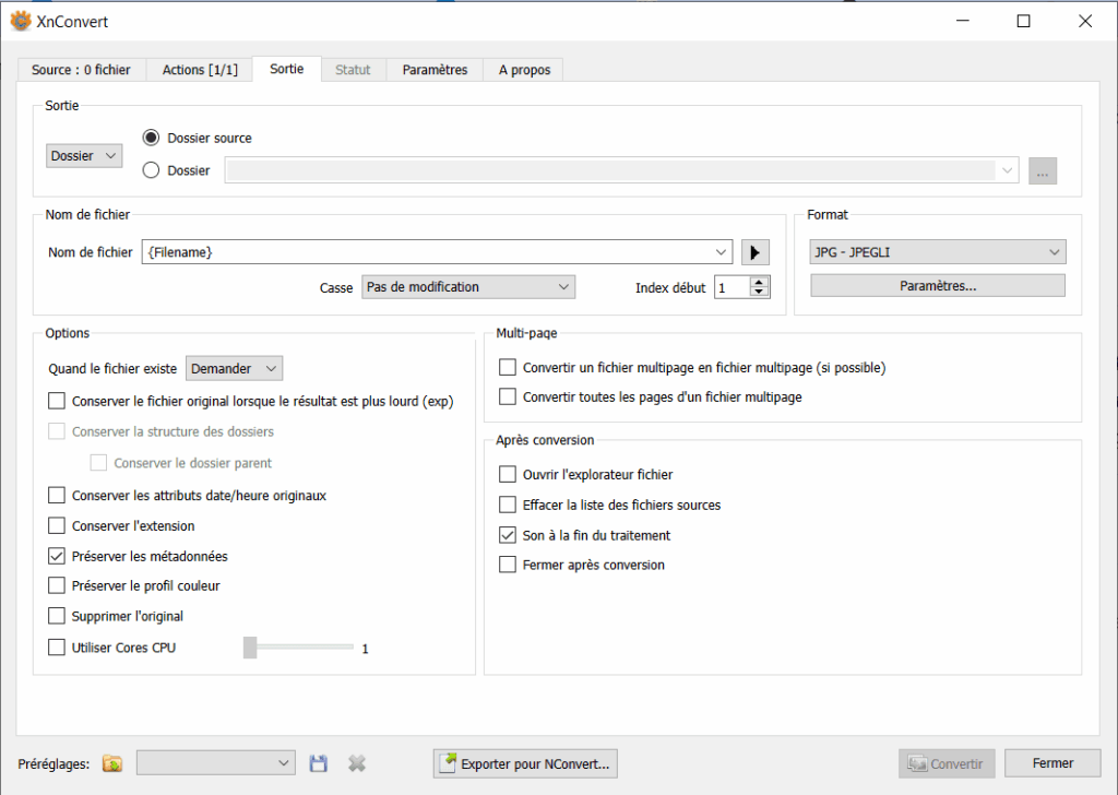 compresser image en jpegli sur PC